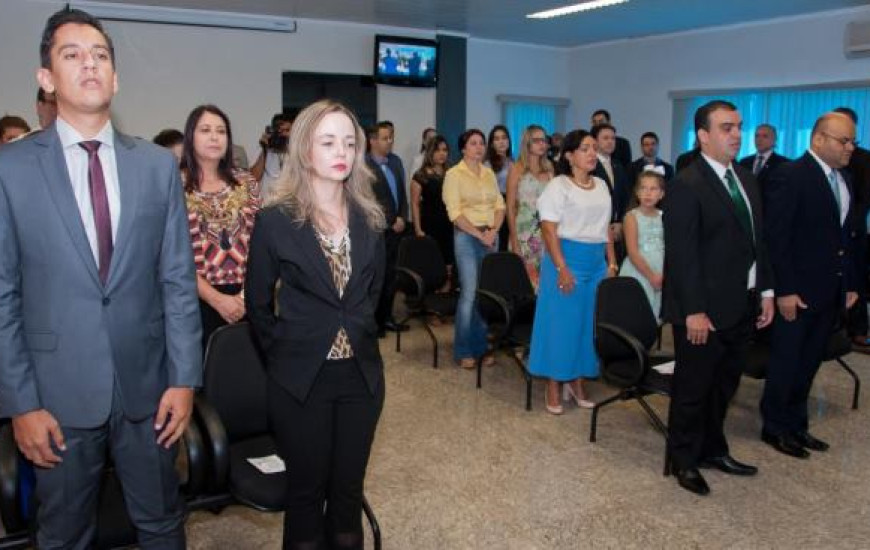 Cerimônia de posse no MPE