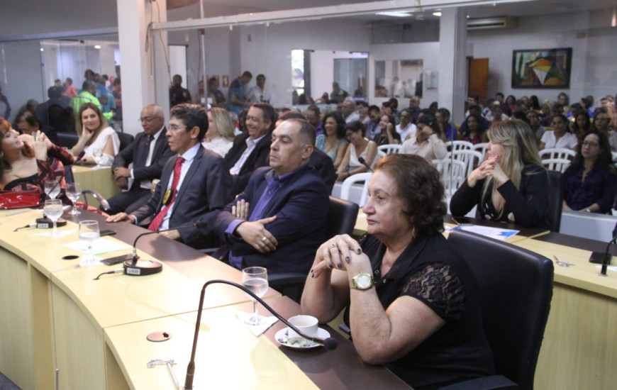 Categoria se fez presente na sessão.