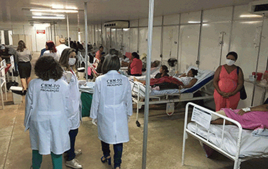 Médicos são orientados a não internar em tendas