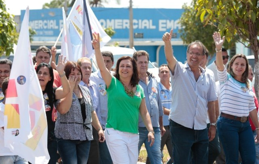 Coligação faz caminhada em caminhada