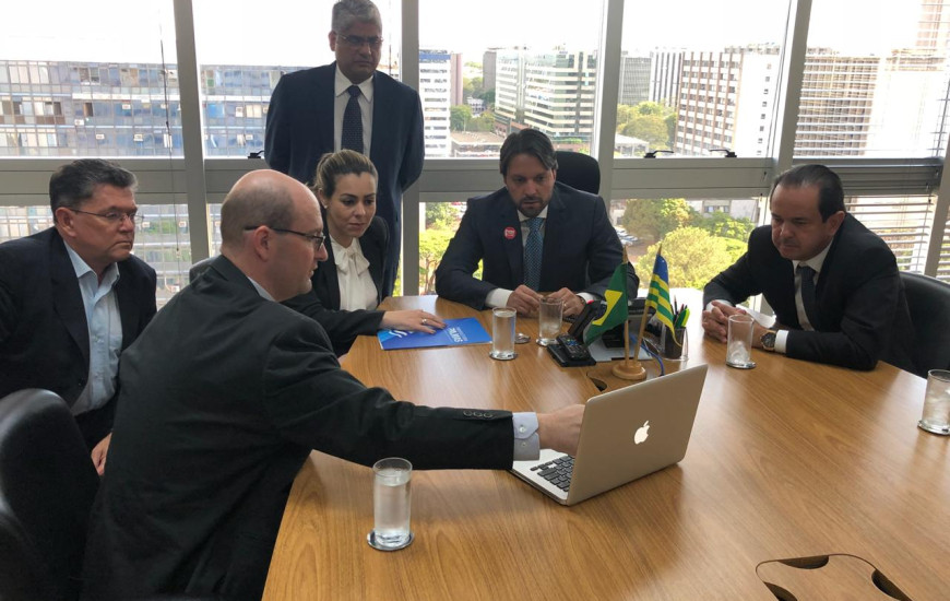 Agenda com o ministro foi articulada com o presidente da Fieto, Roberto Pires