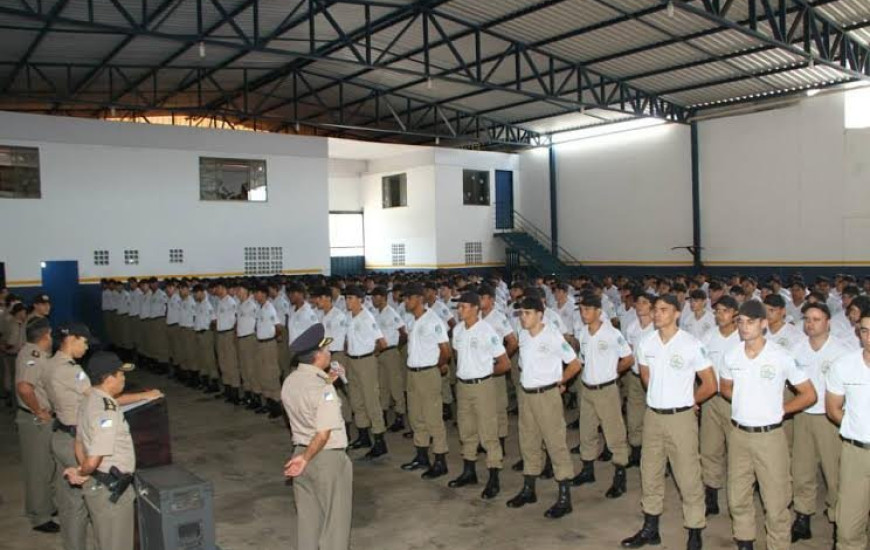 Candidatos do Curso de Formação de Soldados da PM
