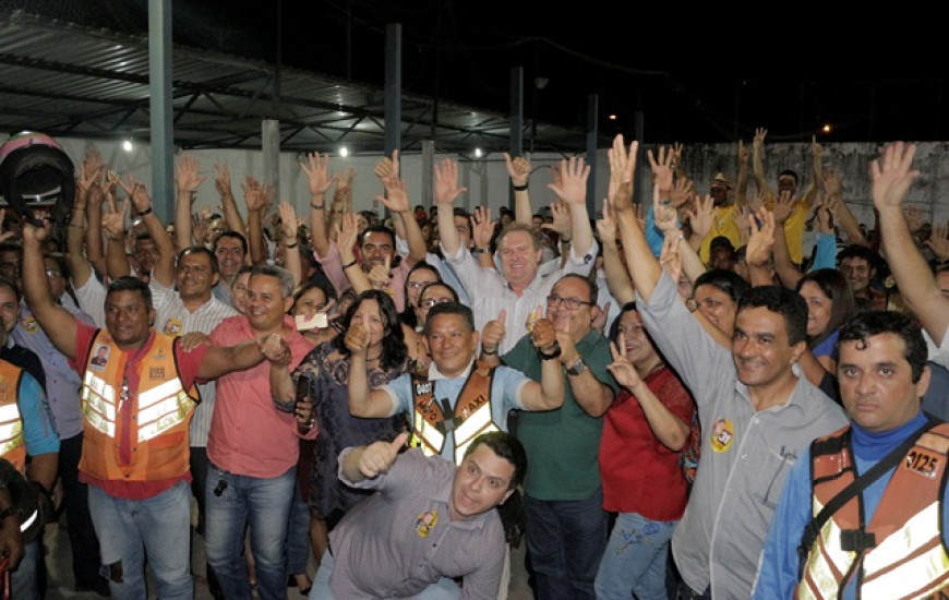 Candidato conversou com mototaxistas da cidade