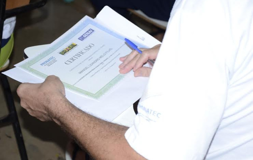 Reeducandos fazem cursos na CPP de Palmas