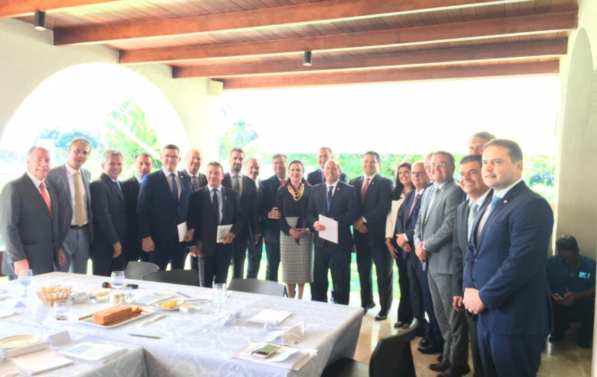 Encontro nacasado senador Davi