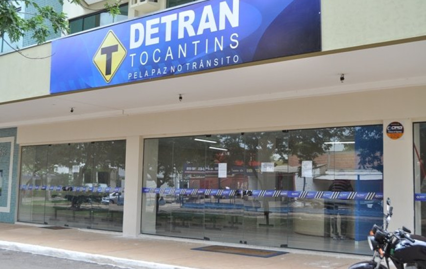 Unidade do Detran no centro de Palmas