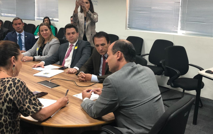 A reunião aconteceu em Brasília, na sede da ANAC. 