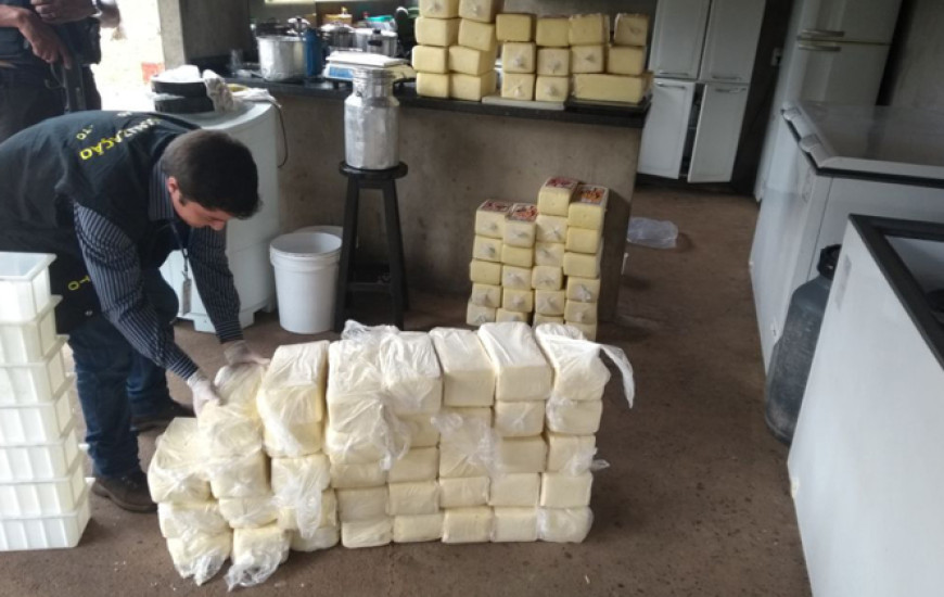 Queijos estavam impróprios para o consumo