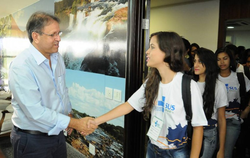 Miranda recebe jovens do Ver-SUS