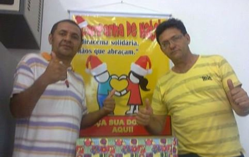 Amigos se uniram para campanha de Natal
