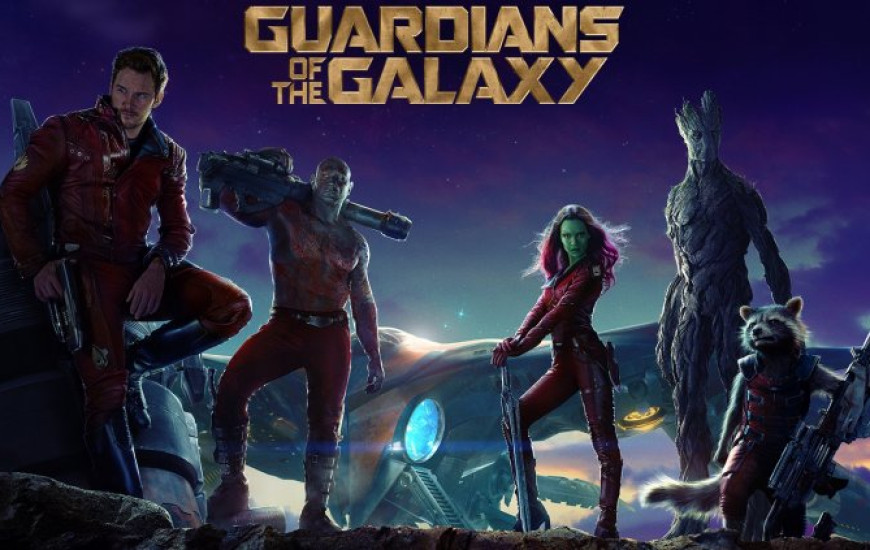 Filme Guardiões da Galáxia no Capim Dourado