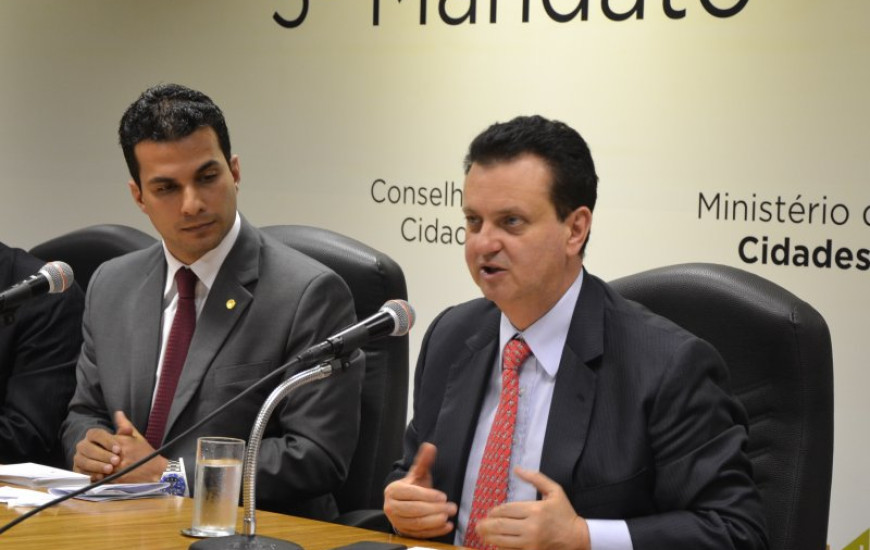 Deputado Irajá Abreu e Ministro Gilberto Kassab