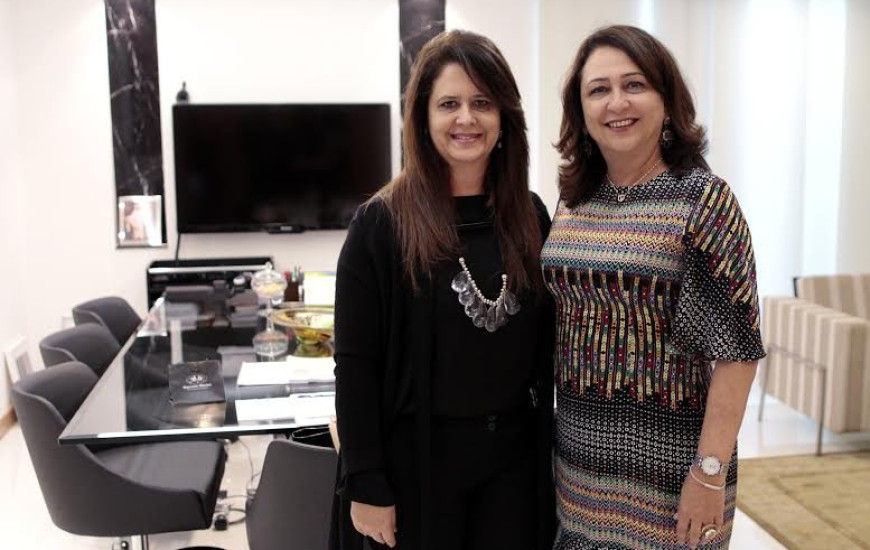 Senadora Kátia Abreu e Mila Jaber