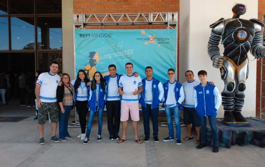 Alunos de robótica do SESI Tocantins