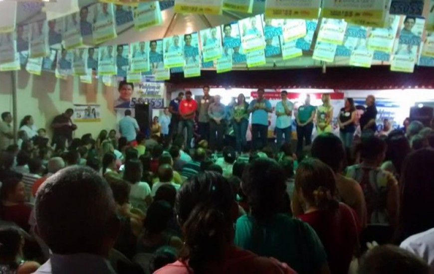 Inauguração do comitê de Valdemar Júnior