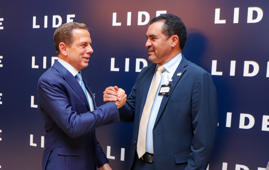 Wanderlei e João Dória, fundador da Lide e ex-governador de São Paulo