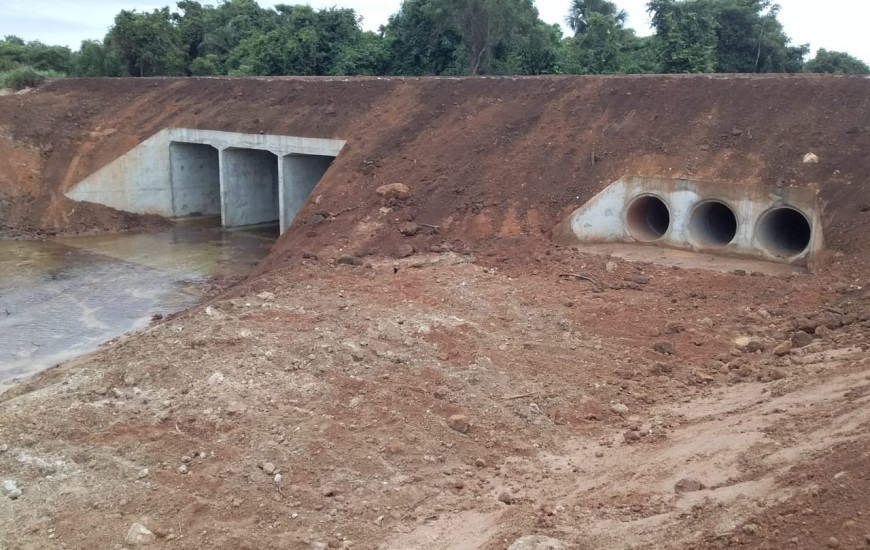 Sistema de drenagem foi projetado para suportar grandes volumes de água.