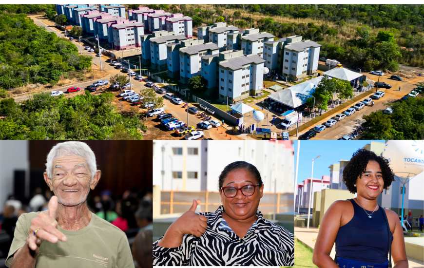 Sonho realizado para seu Simplício, dona Edna e Kézia