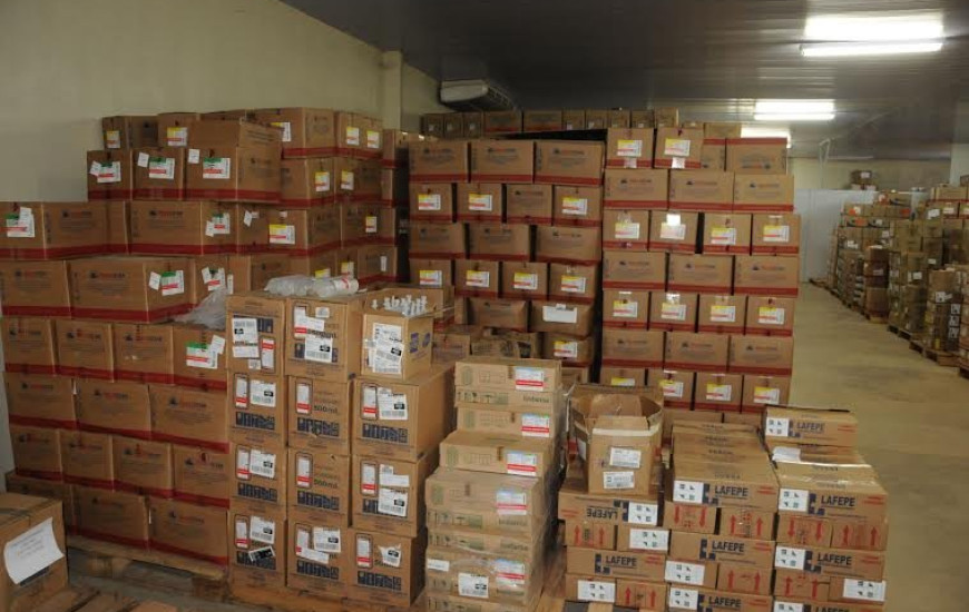 Estoque da Sec. Municipal de Saúde está em dia