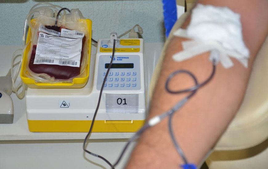 Estoque de sangue dos tipos negativos está em baixa