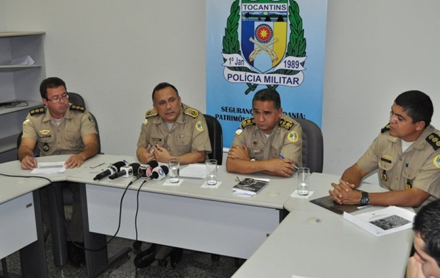 Coletiva de imprensa com Comandante Geral