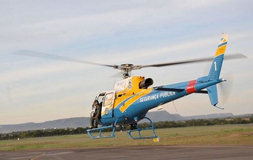 Helicóptero volta a operar na Segurança Pública