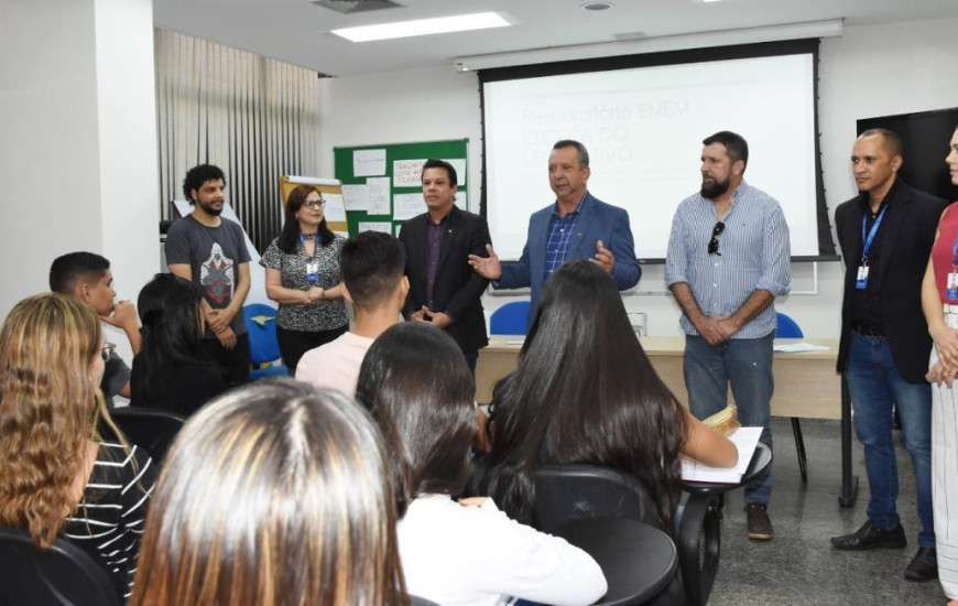 Antonio Andrade abriu oficialmente o curso gratuito 