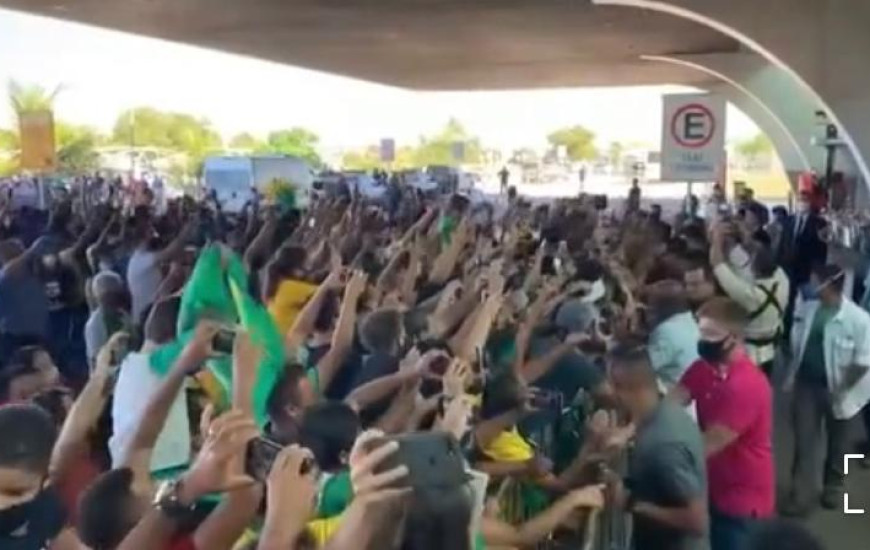 Passagem pelo aeroporto de Palmas ocorreu nesta quinta, 20