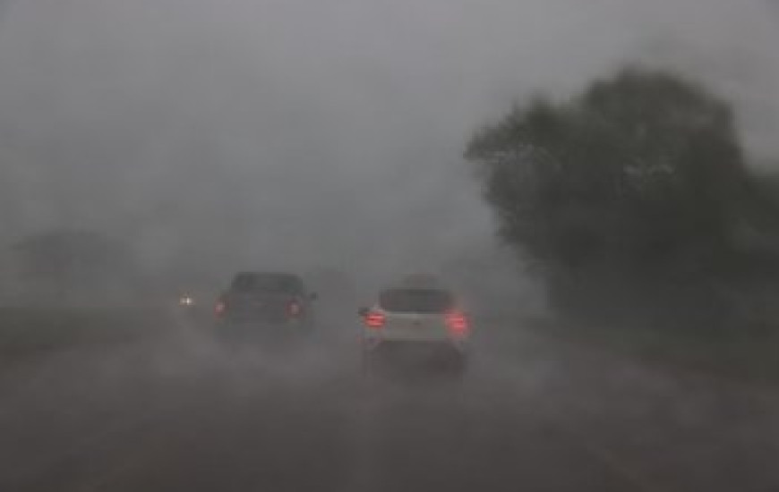 Dois alertas de chuvas fortes para o Tocantins