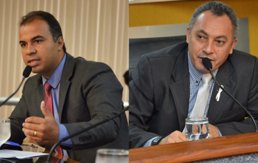 Vereadores Filipe Martins (PSDB) e Marilon Barbosa (Democratas)