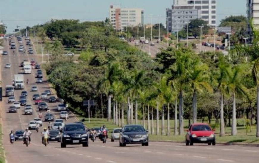 Trânsito em Palmas.