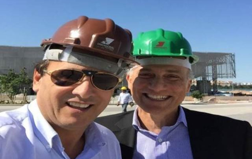 Gaguim visita obras da Vila e Parque Olímpicos