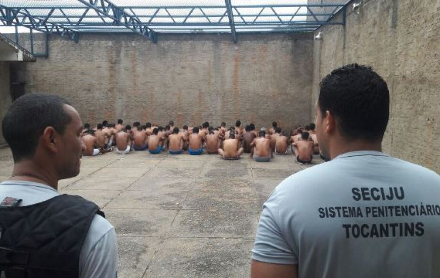 636 pessoas participaram da operação nos presídios