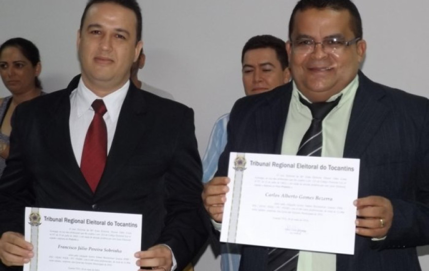 Francisco Júlio e Carlos Gomes diplomados