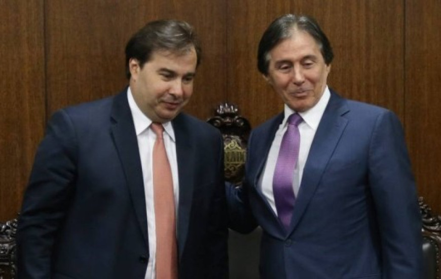 Rodrigo Maia e Eunício Oliveira 