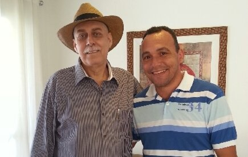 Senador recebe visita