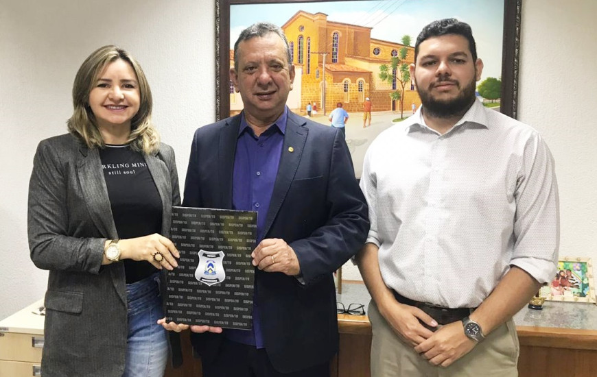 Antonio Andrade, Marluce e Osvaldo.