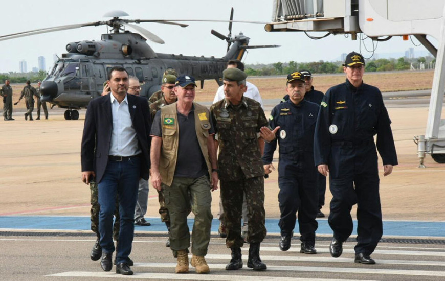 Ministro veio ao Estado acompanhar as ações da Operação Verde Brasil