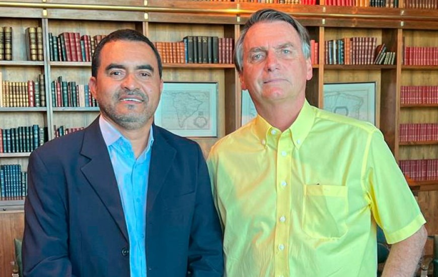 Governador Wanderlei e presidente Bolsonaro
