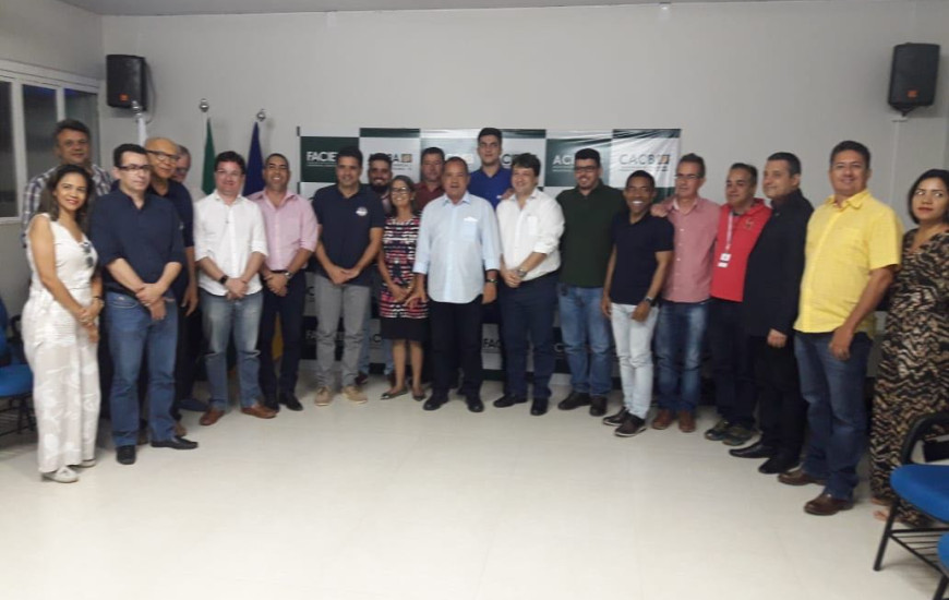 Vicentinho participou de bate-papo com empresários