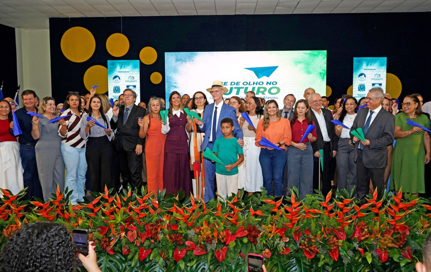 Cerimônia de lançamento do programa TCE de Olho no Futuro no dia 17 de junho