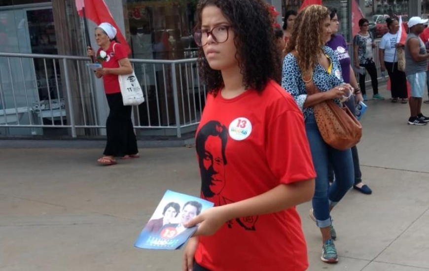 Em Palmas, o ato aconteceu na Avenida Tocantins, em Taquaralto