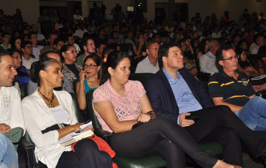 Marina Silva e Mário Lúcio Avelar na UFT