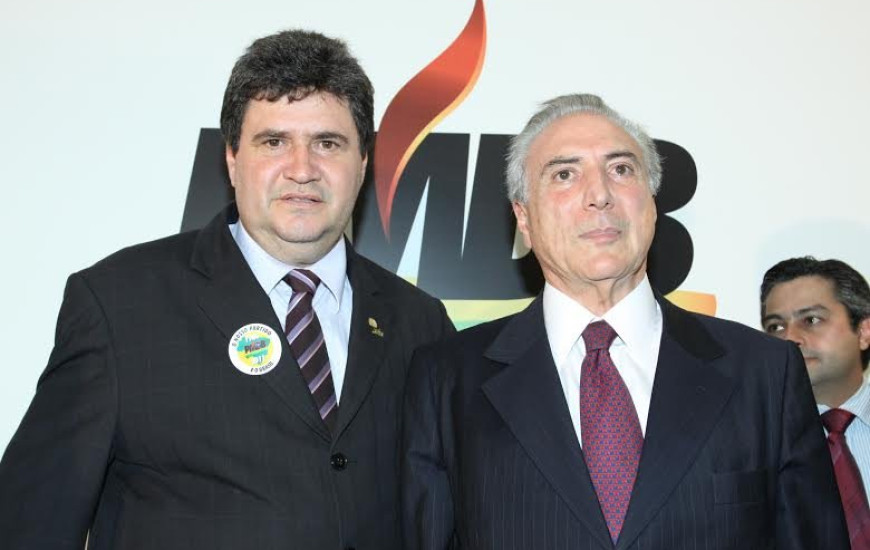 Júnior Coimbra e Michel Temer