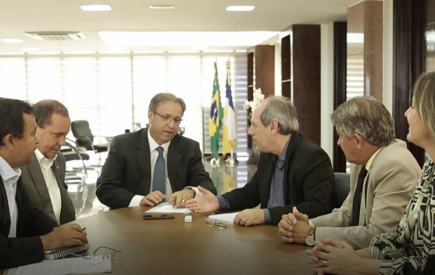 Audiência entre governador e prefeito de Araguaína foi realizada no Palácio