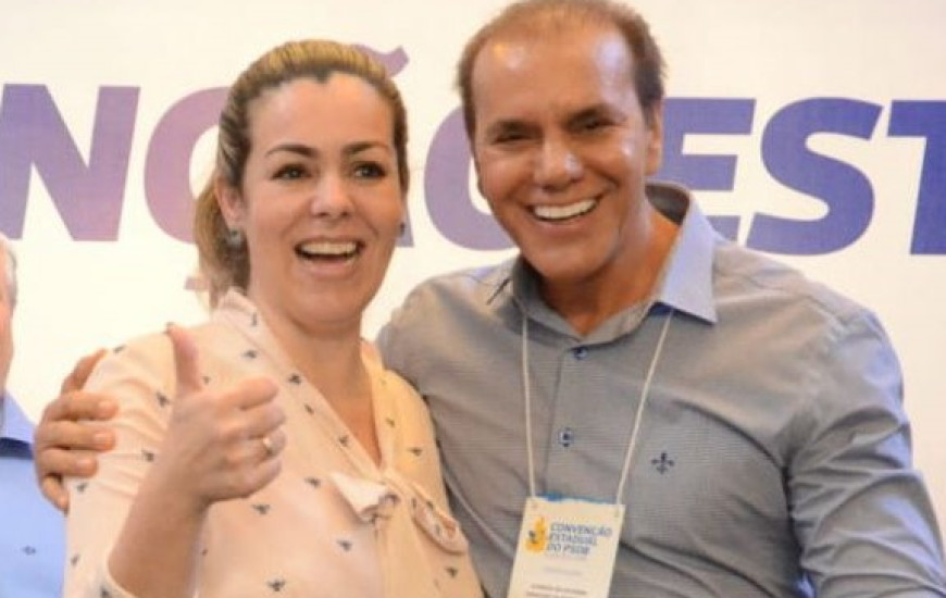 Cinthia e Ataídes antes do rompimento