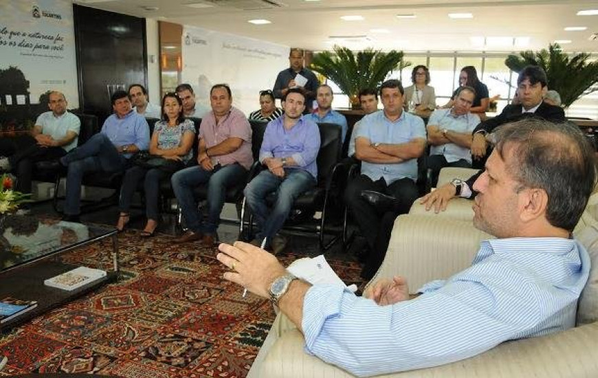 Miranda recebe empresários