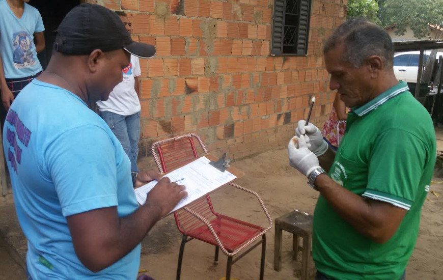 Técnicos da Sesau realizam trabalhos na cidade