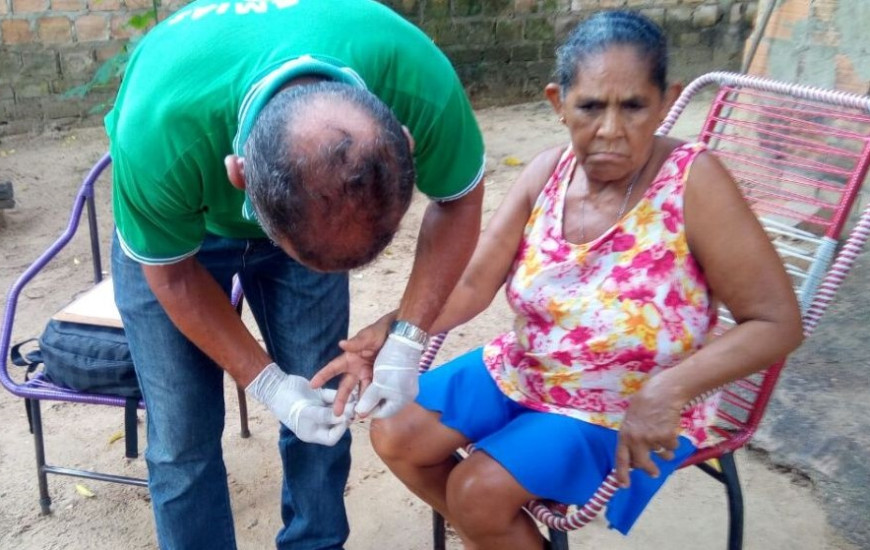 Moradora de Araguatins passa por teste rápido
