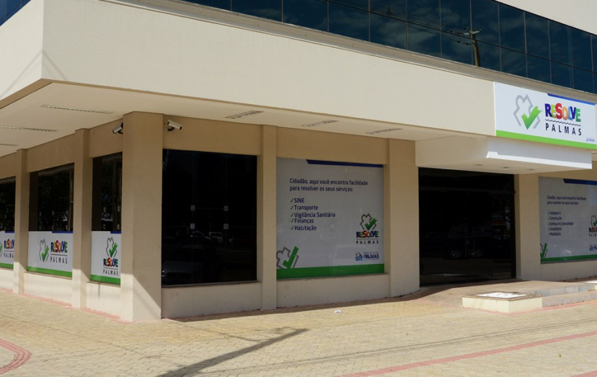 Unidade do Resolve Palmas localizada na avenida JK.